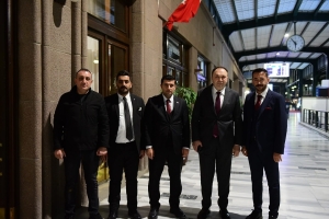 TCDD GENEL MÜDÜR YARDIMCISI DOÇ. DR. SN. FİKRET ŞİNASİ KAZANCIOĞLU'NA ZİYARET