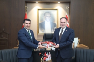 KKTC CUMHURİYET MECLİSİ BAŞKANI SN DR. ZİYA ÖZTÜRKLER’E ZİYARET
