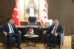 KKTC CUMHURİYET MECLİSİ BAŞKANI SN DR. ZİYA ÖZTÜRKLER’E ZİYARET