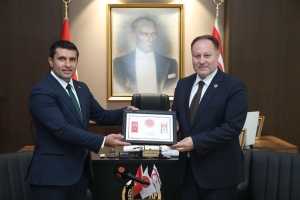 KKTC CUMHURİYET MECLİSİ BAŞKANI SN DR. ZİYA ÖZTÜRKLER’E ZİYARET