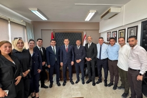 KKTC İÇİŞLERİ BAKANI SN DURSUN OĞUZ’A ZİYARET