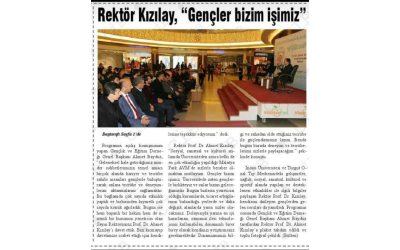 Rektör Ahmet KIZILAY Minder Sohbetlerinde Gençlerle Buluştu