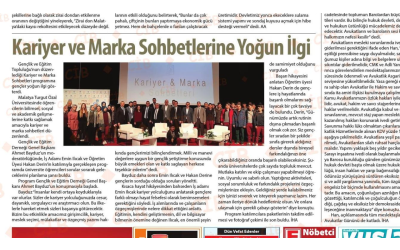 KARİYER VE MARKA SOHBETLERİ