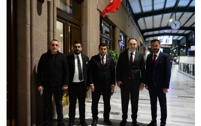 TCDD GENEL MÜDÜR YARDIMCISI DOÇ. DR. SN. FİKRET ŞİNASİ KAZANCIOĞLU'NA ZİYARET