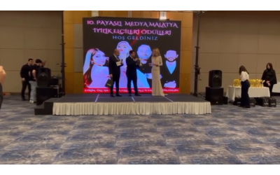 DERNEĞİMİZ BİR ÖDÜLE DAHA LAYIK GÖRÜLDÜ 