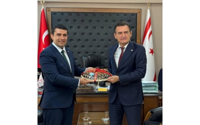 KKTC İÇİŞLERİ BAKANI SN DURSUN OĞUZ’A ZİYARET