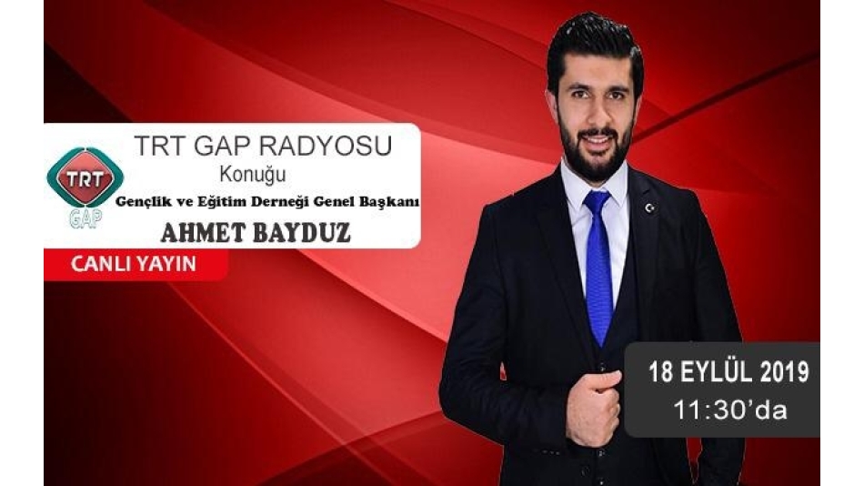 TRT GAP’A KONUK OLDUK