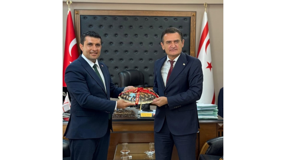 KKTC İÇİŞLERİ BAKANI SN DURSUN OĞUZ’A ZİYARET